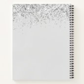 Oma Est Glitzer Confetti Custom Oma Geschenke Notizblock (Rückseite)