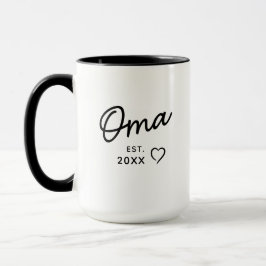 Oma Est Jahr  Erstes Enkelkind Schwangerschafts-Of Tasse
