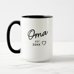 Oma Est Jahr  Erstes Enkelkind Schwangerschafts-Of Tasse