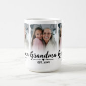 Oma Established Black Schrift 3 Foto Kaffeetasse (Mittel)