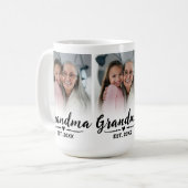 Oma Established Black Schrift 3 Foto Kaffeetasse (Vorderseite Links)