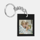 Oma Established Foto-Geschenk Schlüsselanhänger (Vorderseite links)