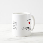 Oma Established Neue Oma-Geschenk Kaffeetasse (VorderseiteRechts)