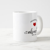 Oma Established Neues Oma-Geschenk Jumbo-Tasse (Vorderseite Rechts)