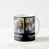 Oma Established Schrift Black 3 Foto Kaffeetasse (VorderseiteRechts)
