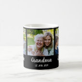 Oma Established Schrift Black 3 Foto Kaffeetasse (Mittel)