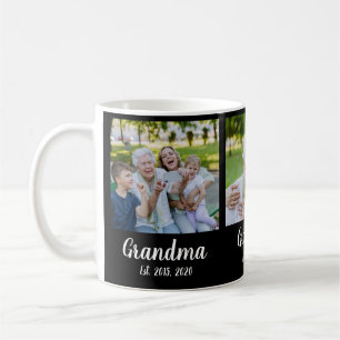 Oma Established Schrift Black 3 Foto Kaffeetasse