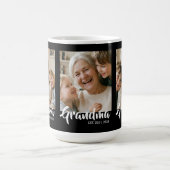 Oma Established Schrift Black 3 Foto Kaffeetasse (Mittel)