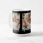Oma Established Schrift Black 3 Foto Kaffeetasse (Vorderseite Links)