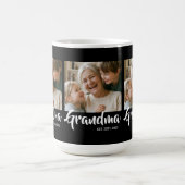 Oma Established Schrift Black 3 Foto Kaffeetasse (Mittel)
