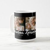 Oma Established Schrift Black 3 Foto Kaffeetasse (Vorderseite Links)