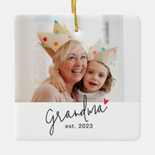 Oma Established Schrift Foto Keramikornament