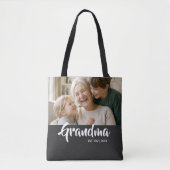 Oma Established Schrift Foto Tasche (Vorderseite)