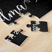 Oma Established Schrift Geschenk 3 Foto Puzzle (Seite)