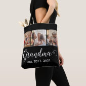 Oma Established Schrift Geschenk Foto Tasche (Von Nahem)