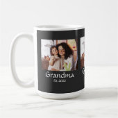 Oma Established Schrift Schwarz 3 Foto Kaffeetasse (Links)