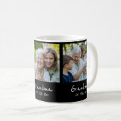 Oma Established Schrift Schwarz 3 Foto Kaffeetasse (VorderseiteRechts)