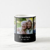 Oma Established Schrift Schwarz 3 Foto Kaffeetasse (Mittel)