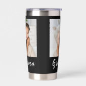 Oma Established Script Black 2 Foto  Thermobecher (Links)