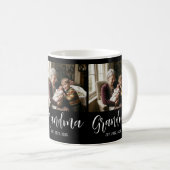 Oma Established Script Black 3 Foto Kaffeetasse (VorderseiteRechts)