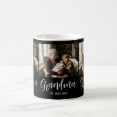 Oma Established Script Black 3 Foto Kaffeetasse (Mittel)