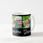 Oma Established Script Black 3 Foto Kaffeetasse (VorderseiteRechts)