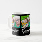 Oma Established Script Black 3 Foto Kaffeetasse (Vorderseite Links)