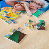 Oma Established Script Black 3 Foto Puzzle (Seite)