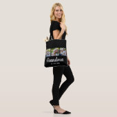 Oma Established Script Black 3 Foto Tote Bag Tasche (Am Model)