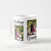 Oma Established Script Mimi Foto Geschenk Kaffeetasse (Vorderseite Links)