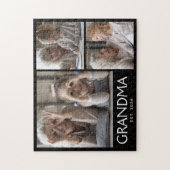Oma Established Typography Black 3 Foto Puzzle (Vertikal)