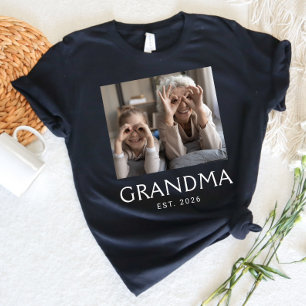 Oma Established Typography Foto T-Shirt