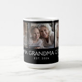 Oma Established Typography Schwarz 3 Foto Kaffeetasse (Mittel)
