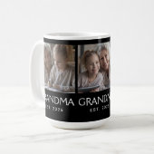 Oma Established Typography Schwarz 3 Foto Kaffeetasse (Vorderseite Links)