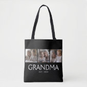 Oma Established Typography Schwarz 3 Foto Tasche (Vorderseite)