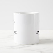 Oma etabliert Geschenk für neue Großmutter Jumbo-Tasse (Vorderseite)