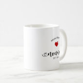 Oma etabliert Geschenk für neue Großmutter Kaffeetasse (VorderseiteRechts)