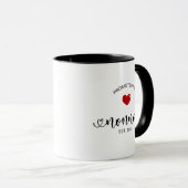 Oma etabliert Geschenk für neue Großmutter Tasse (VorderseiteRechts)