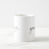 Oma etabliert | Großmutter Geschenk Custom Kaffeetasse (Mittel)