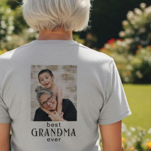 Oma etablierte Fotogeschenk T-Shirt