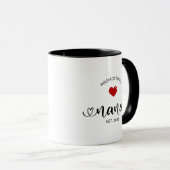 Oma etabliertes neues Oma-Geschenk Tasse (VorderseiteRechts)