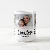 Oma etabliertes süßes Skript 3 Foto Kaffeetasse (Mittel)