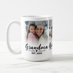 Oma etabliertes süßes Skript 3 Foto Kaffeetasse