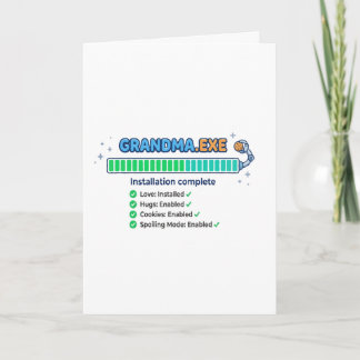 Oma.exe Lustiges Oma-Geschenk Karte