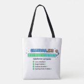 Oma.exe Lustiges Oma-Geschenk Tasche (Rückseite)