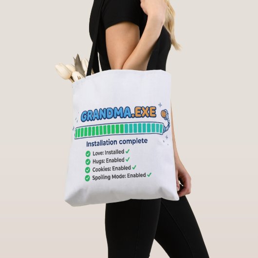 Oma.exe Lustiges Oma-Geschenk Tasche (Von Nahem)