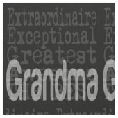 Oma Extraordinaire Stoff (Nahaufnahme)