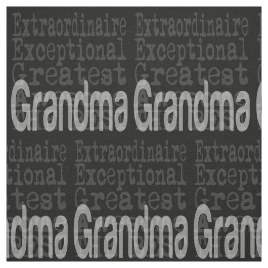 Oma Extraordinaire Stoff (Muster)