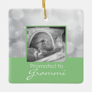 Oma First Christmas Foto Ornament