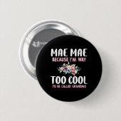 Oma Flo wird mich nicht genannt, weil ich zu cool Button (Vorne & Hinten)